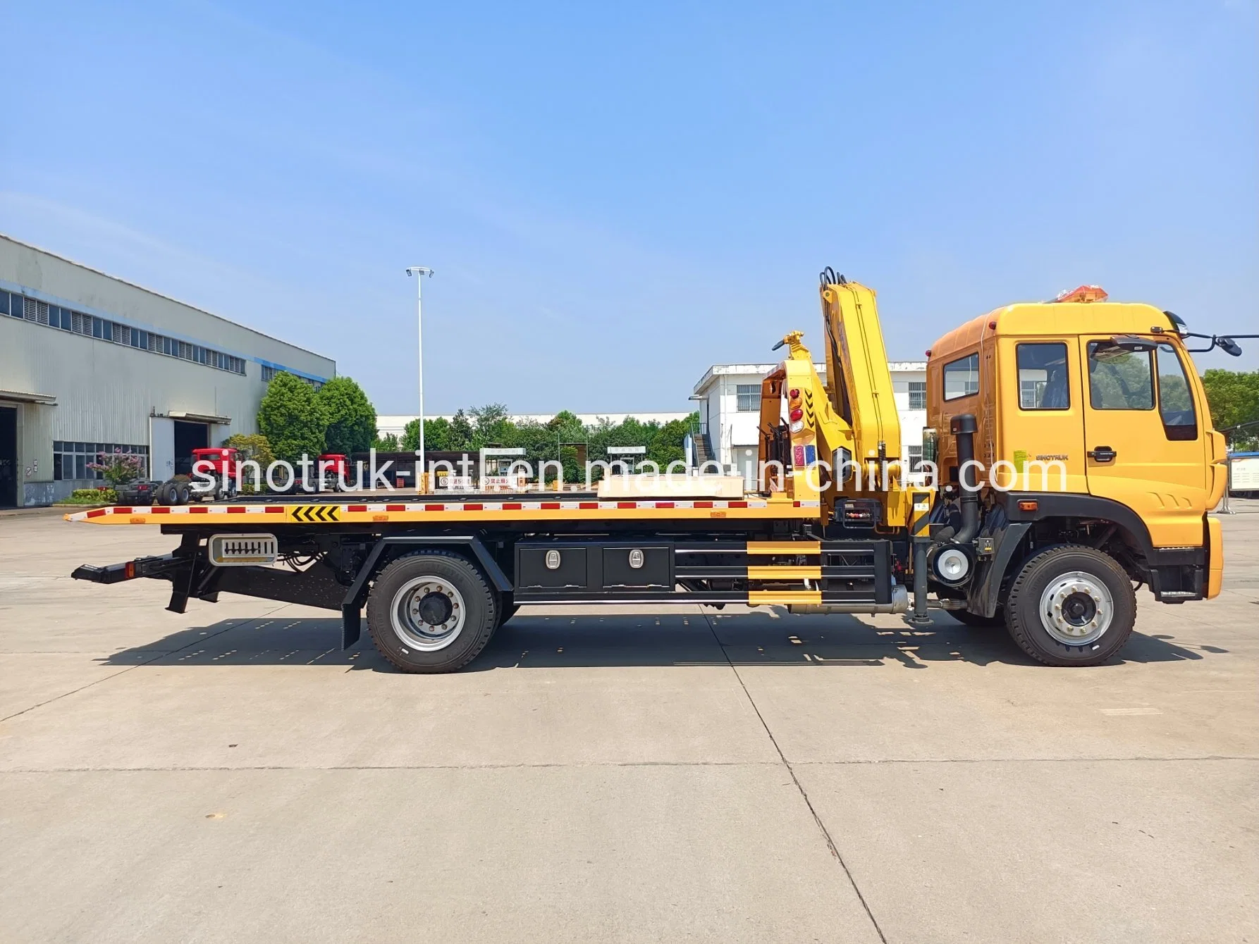 Sinotruck 400HP 6X4 10roues Rotator dépanneuse pour la route de sauvetage du chariot