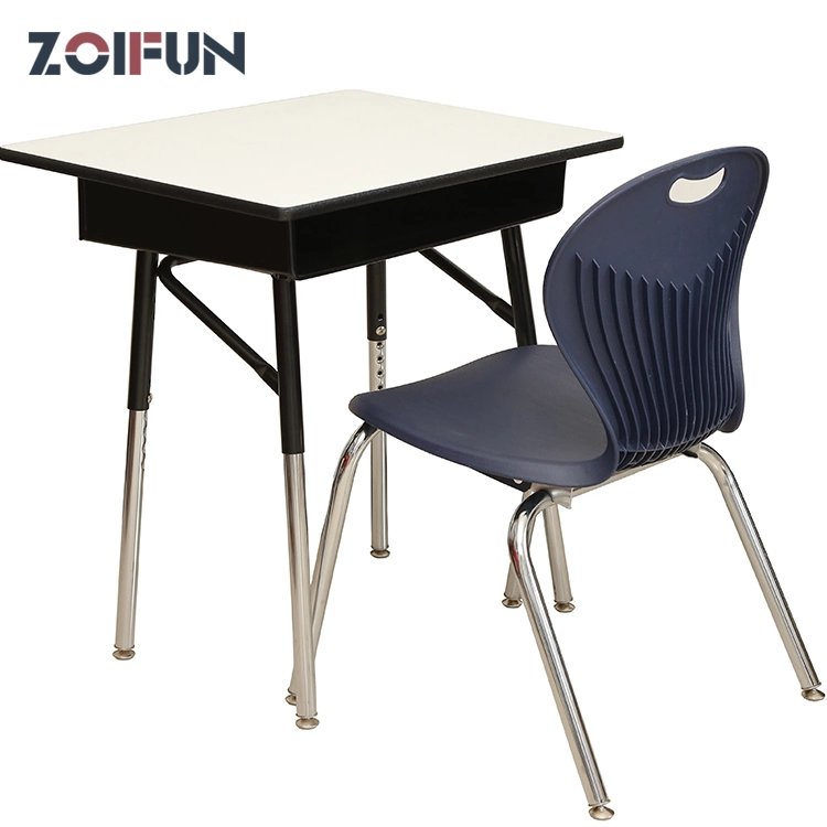 Mobiliário de sala de aula de madeira no jardim de infância cadeira de mesa de estudantes dupla por grosso; mobiliário de quarto de bebé com desconto escolar