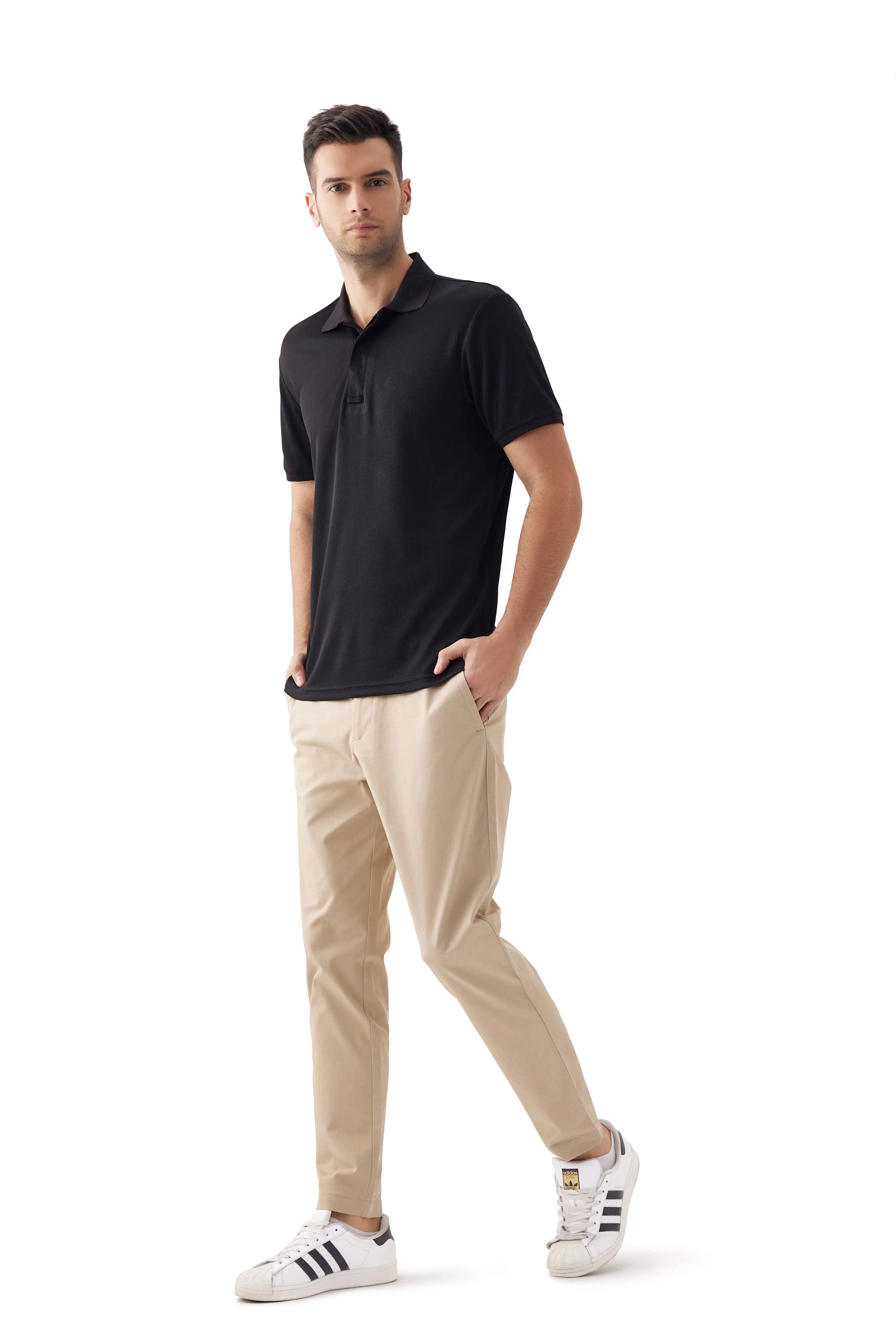 Pure Color Fit Men Plain Golf Sports Short Sleeves Top Quality Wholesale/Supplier Polo Shirt