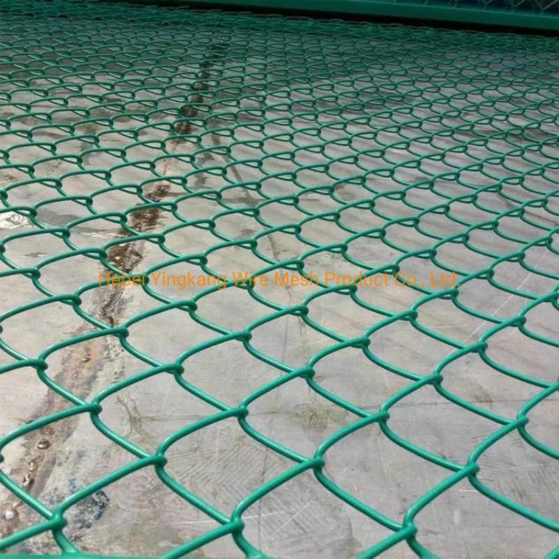 Galvanized Diamond Safety Steel Fence Panel Woven Cyclone Wire Mesh Netting Metal Wall Fence Garden Security Fencing Slope Protection Wire Mesh Chain Link Fence