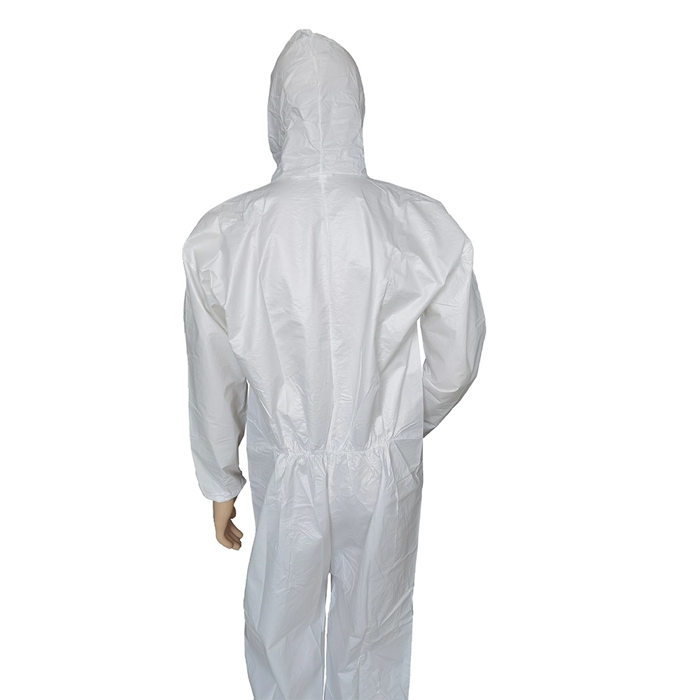 Disposable Microporous Coverall Waterproof White Painters Coveralls