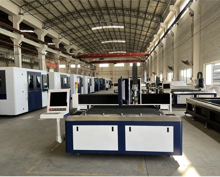 Automatic Industry 3000W 6000W Open Table Fiber Laser Cutting Machine