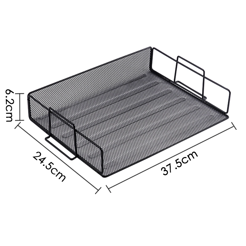 Foska Popular One Layer Metal Office Organizer File Tray