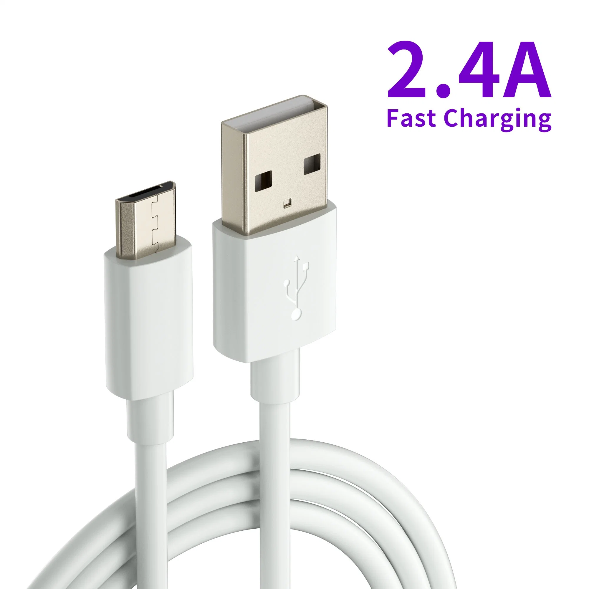 0.5 Meter 1m 1.5m 2A Fast Charger Smart Phone Short Micro USB Data Cable