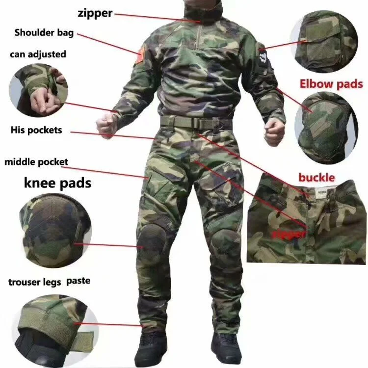 Durable Wear Camouflage Suit/Combat Army Battle Dress Uniform Military