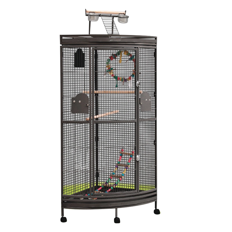 Large Outdoor Wrought Iron Stainless Steel Welded Wire Breeding Parrot Cage Big Bird Cage