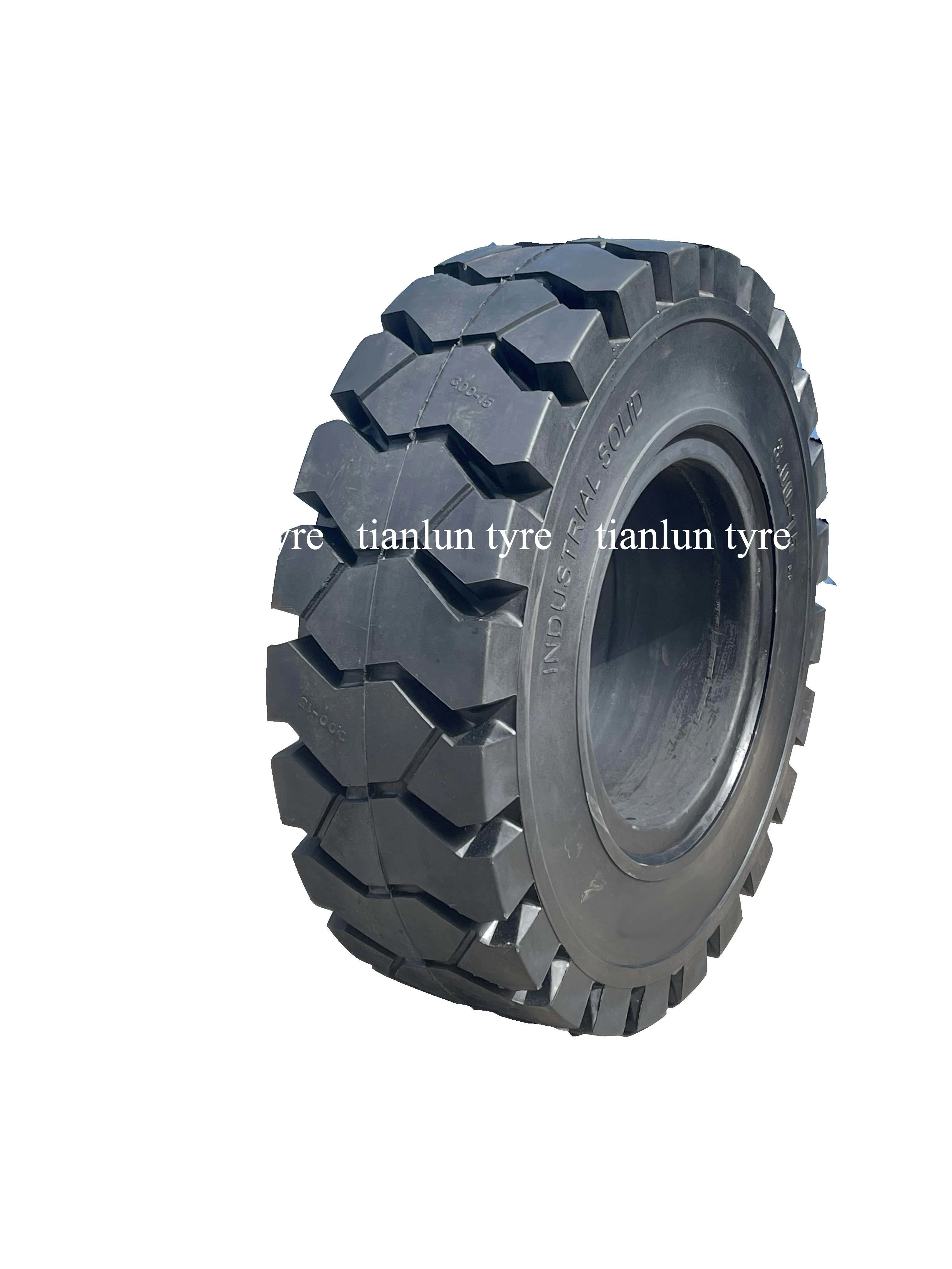 OEM New Trolley Air Solid Loader Forklift Excavator Port Cranes Container Handlers Industry Skid Steer Trailer Grader Dozer Tyre / Tire /Llantas 300-15