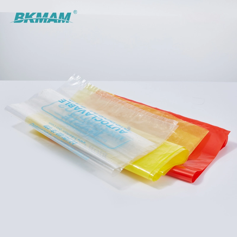 2022 Hot Promotion Biohazard Yellow Plastic Bags with Thicken PP Material Autoclave 134 Degree