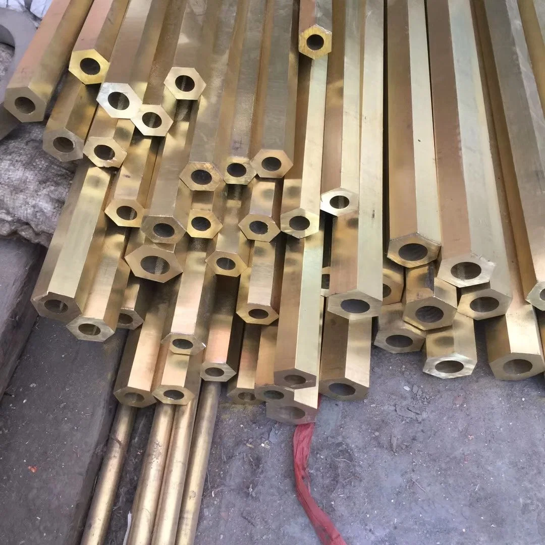 Custom Antique High Pressure Punching Straight Hollow Brass Tube