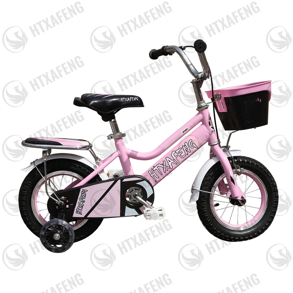 12 14 16 18 Inch Children&prime; S Bicycle 3-6 Years Training Wheels Girls Riding Bicycles Student Children&prime; S Birthday Gift