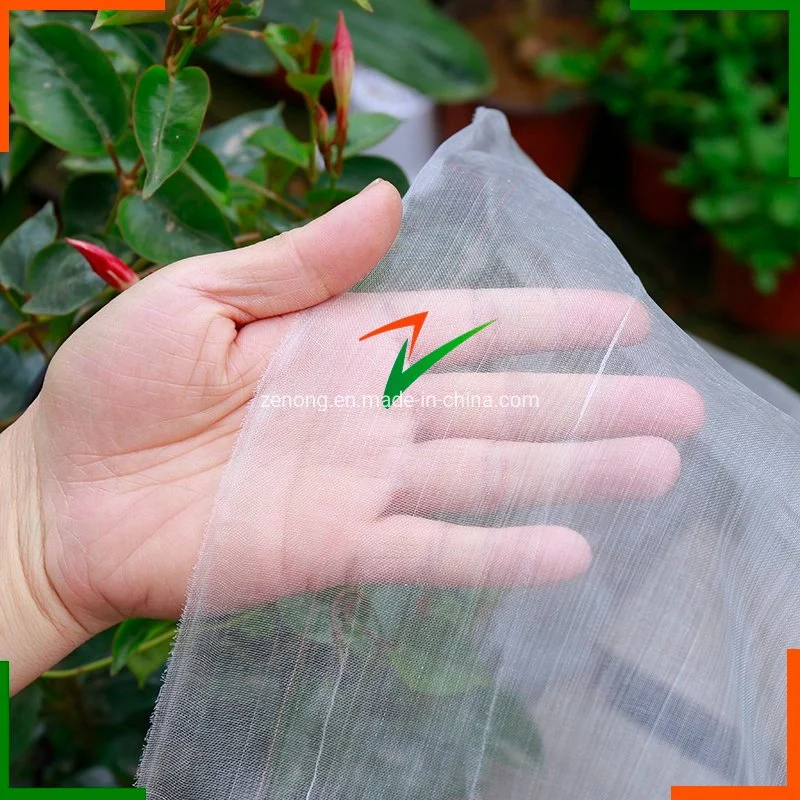 HDPE transparente resistente a rayos UV/Pulgón Anti Mosquito/Malaria/Volar/Ave/abeja/aves y mariposas de malla de red para atrapar insectos con verduras y frutas para la protección y la granja