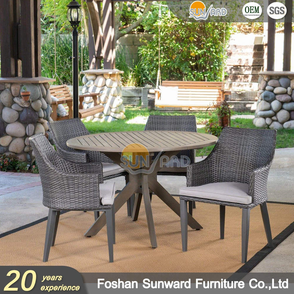 Hot Sale Rattan Dining Room Outdoor Hotel Wicker Restaurant Furniture