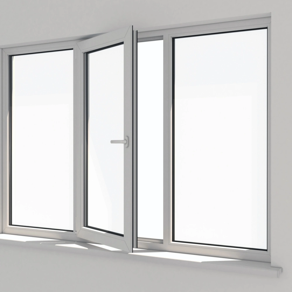 Factory Price Good Quality Vertical Double Glazed Thermal Break Aluminum Casement Window