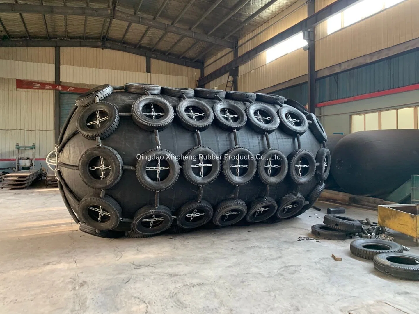 Qingdao Xincheng Floating Pneumatic Rubber Boat Defensas Fabricantes