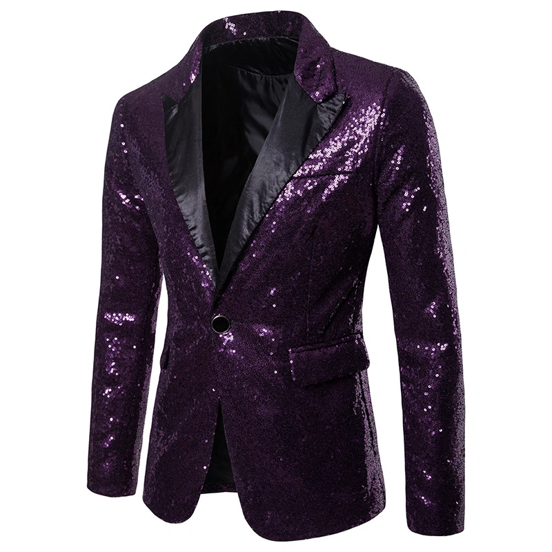 Top Quality Sequin Mens Business Suits