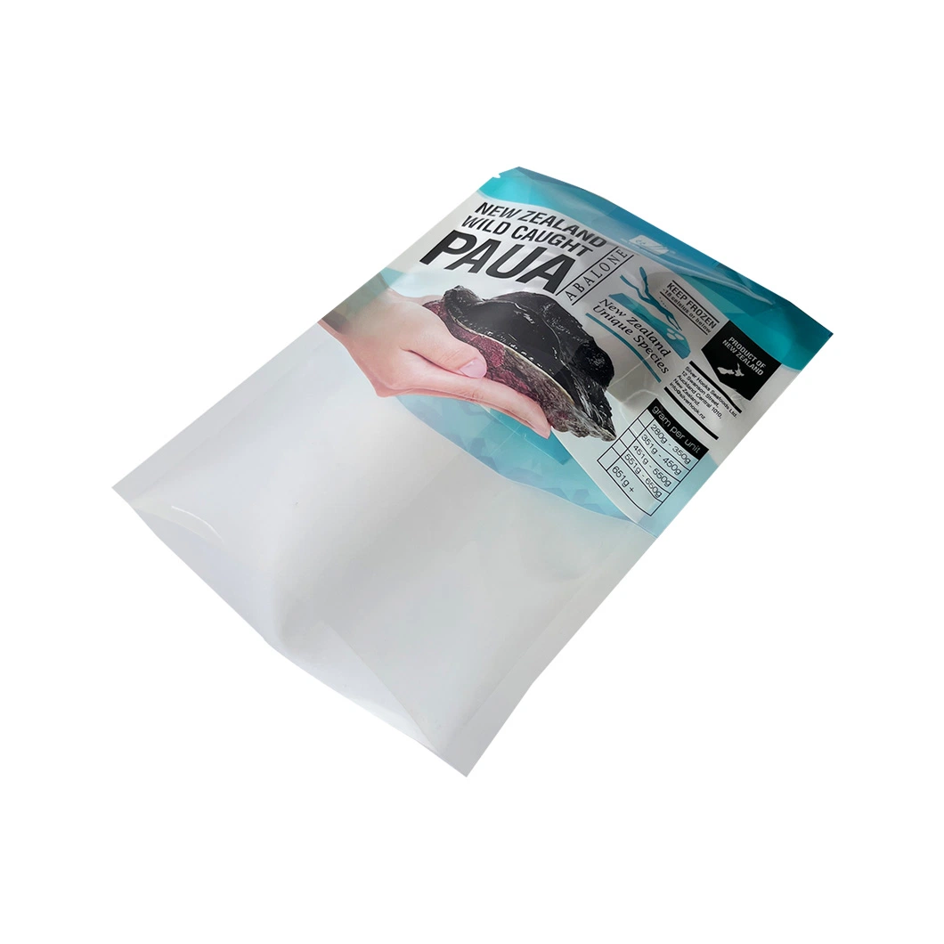 Customize Printing Puncture Resistant Clear/Frost Frozen Food Packaging Vacuum Bag