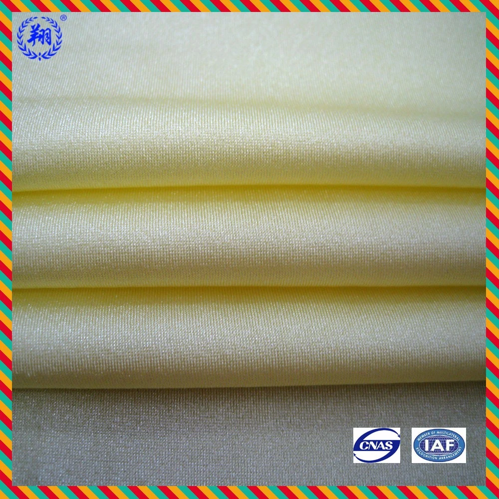 Custom Nylon Spandex Shiny Knitted Fabric for Swimwear/Shirt