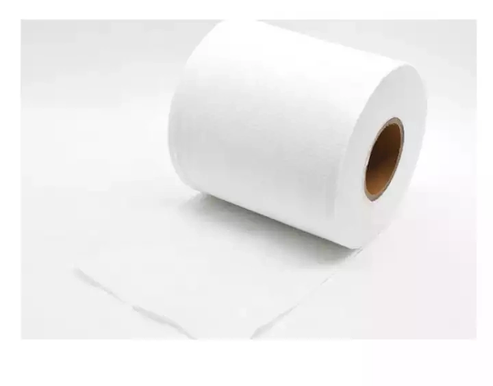 Toilet Cleaning Cloths Cellulose Non-Woven Spunlace Flushable Nonwoven Fabric for Wet Wipes Diamond Grain