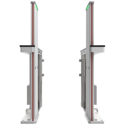 Metal Detector Integrated Access Control Security Swing Turnstile Gate Speed Turnstile