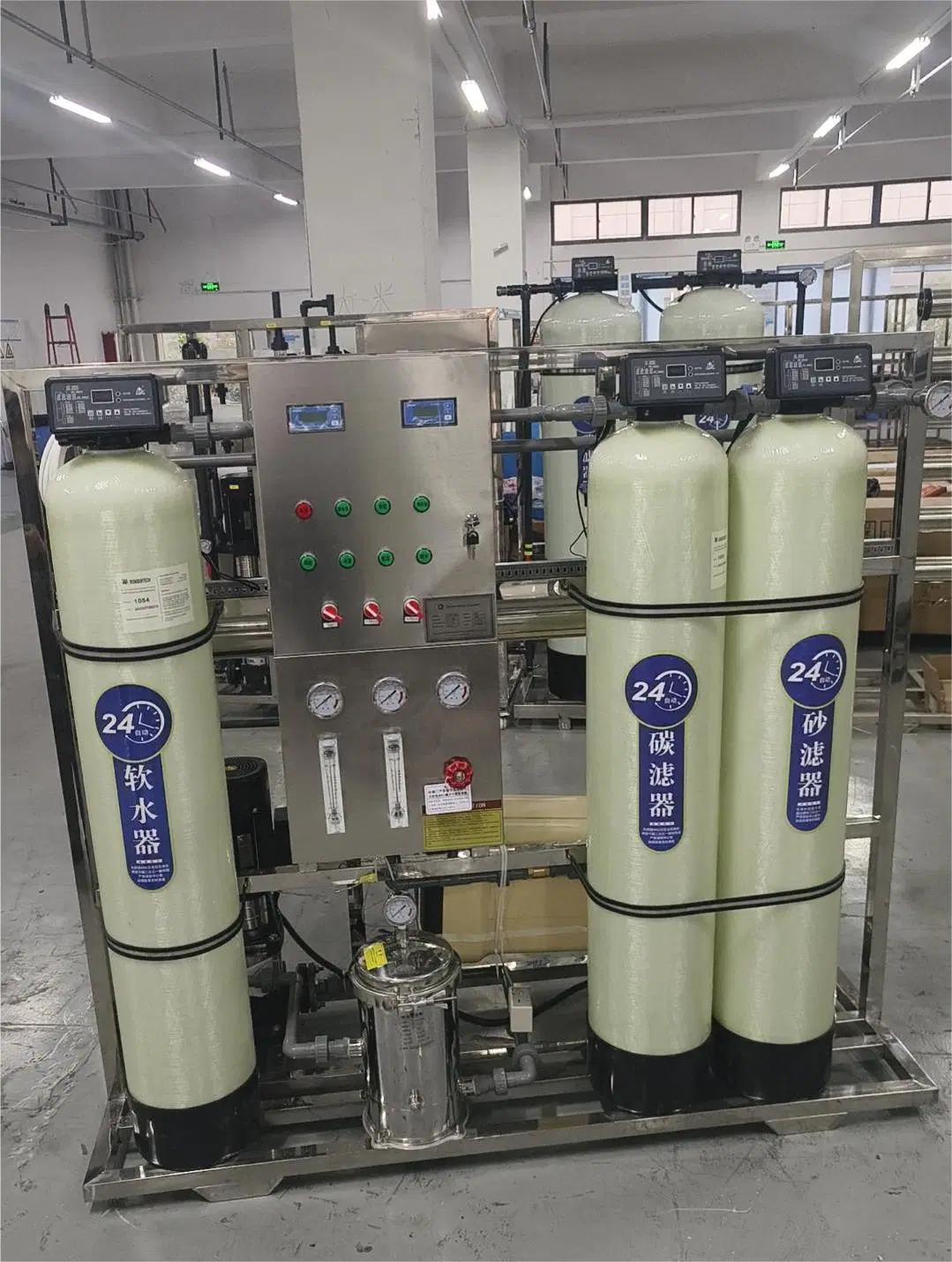 1000 Lph Industrial Manufacturer Reverse Osmosis RO System Water Equipment