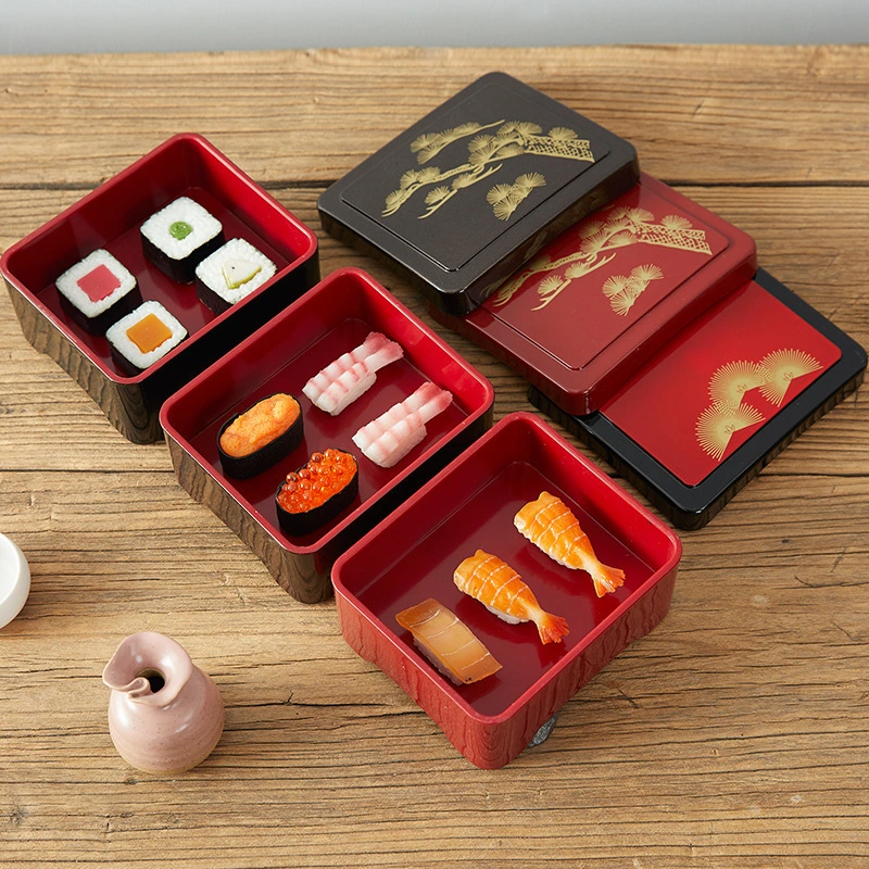 Japanese Style Portable Rice Sushi Catering Food Containers Bento Box