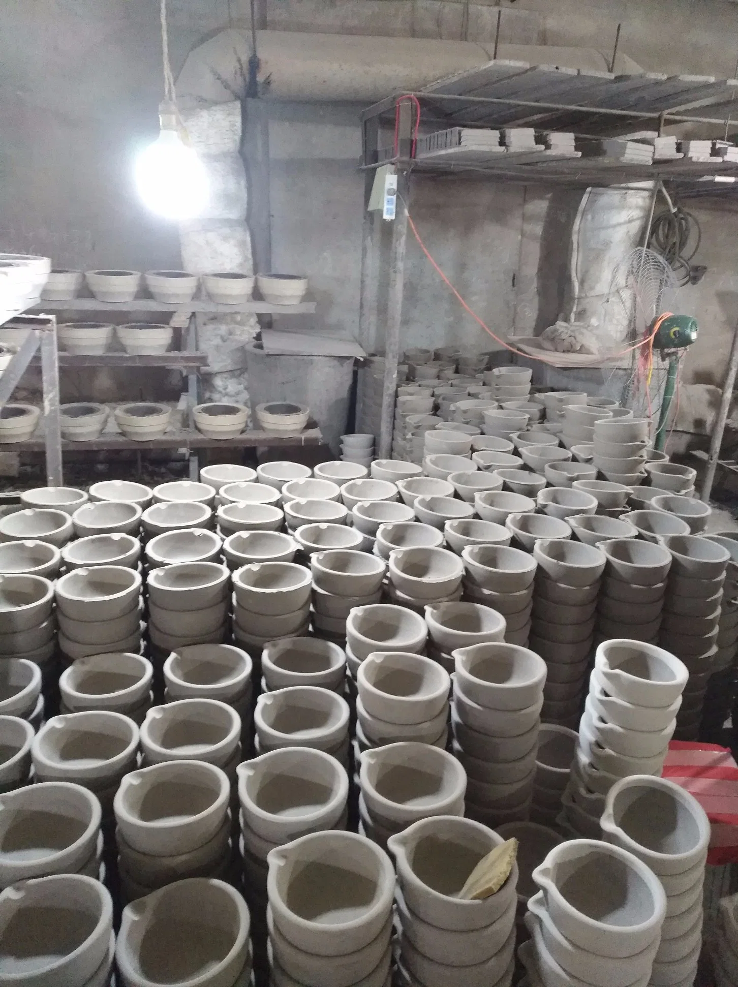 Low Carbon Low Sulfur Ceramic Crucible for Steel Factory