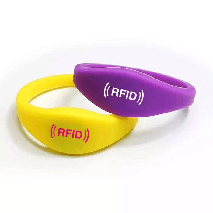 Venda por grosso de Silicone RFID pulseiras banda bracelete pulseira de Silicone Personalizada Assista a etiqueta de banda