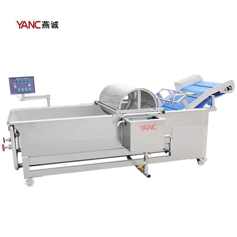 Industrial Belt Conveyor Potato Washing Machine Carrot Washing Machine Fruit Vegetable Presoak Machine for Sale