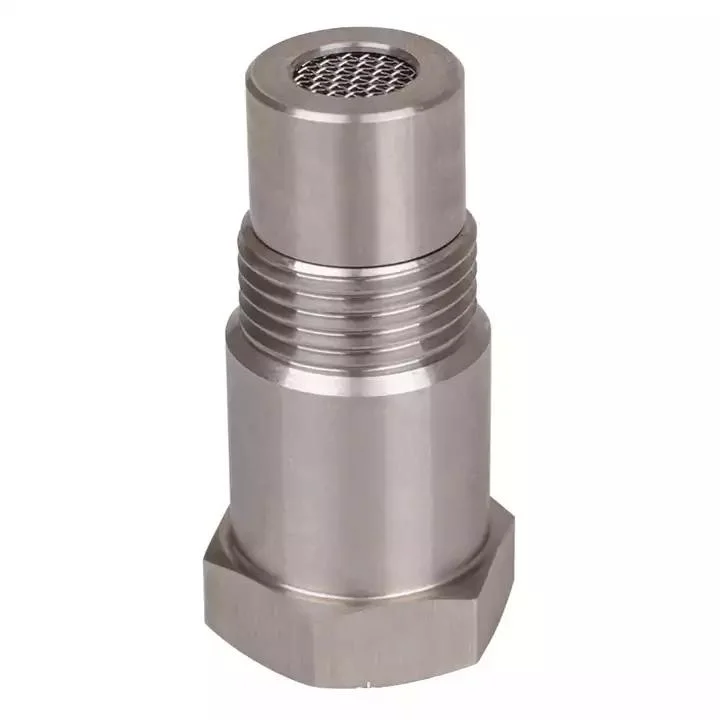 Auto Sensors Stainless Steel Oxygen Filter Adapter Extension Connector CNC Machining Parts