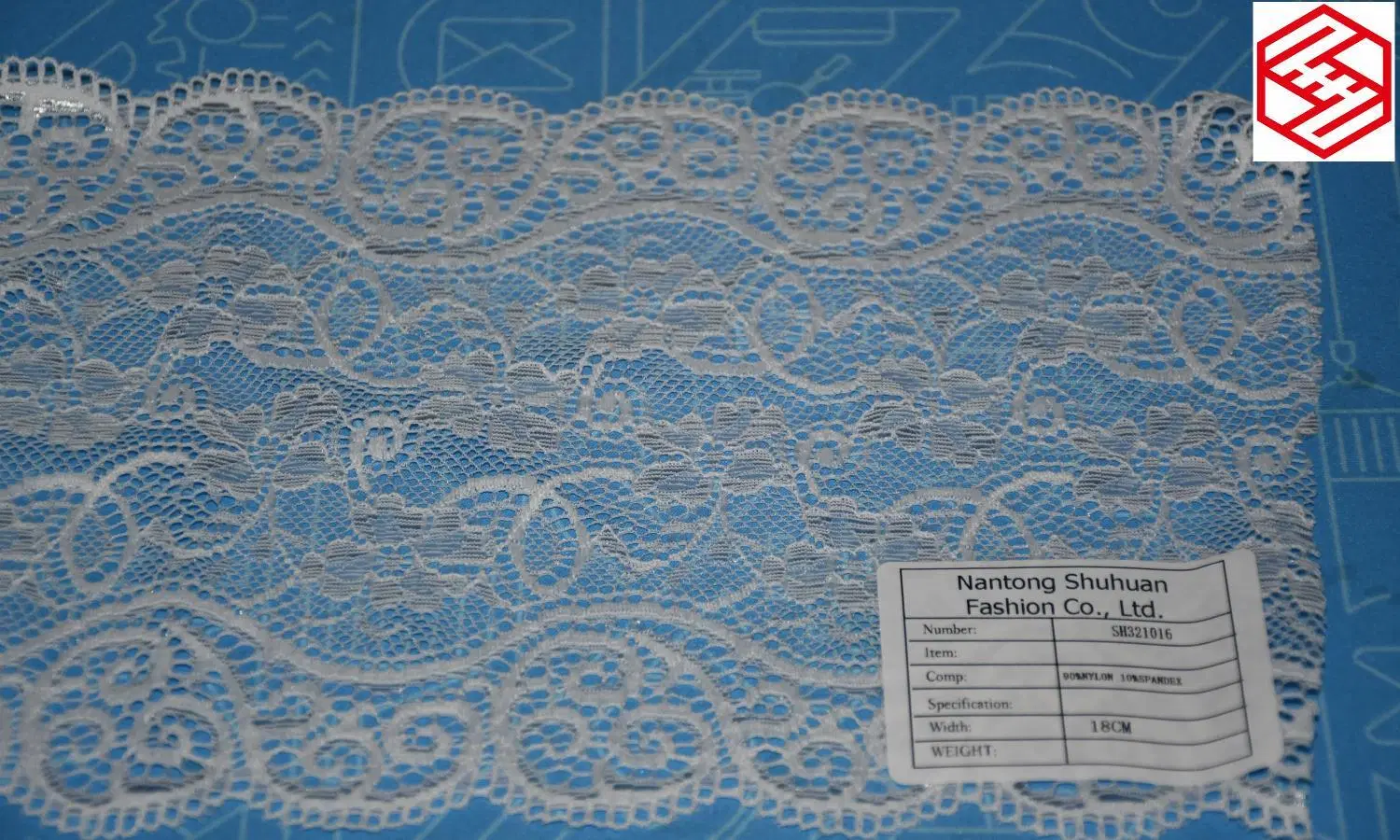 Raschel Lace Fabric Webbing Decoration Lovely Gift Lace Trim