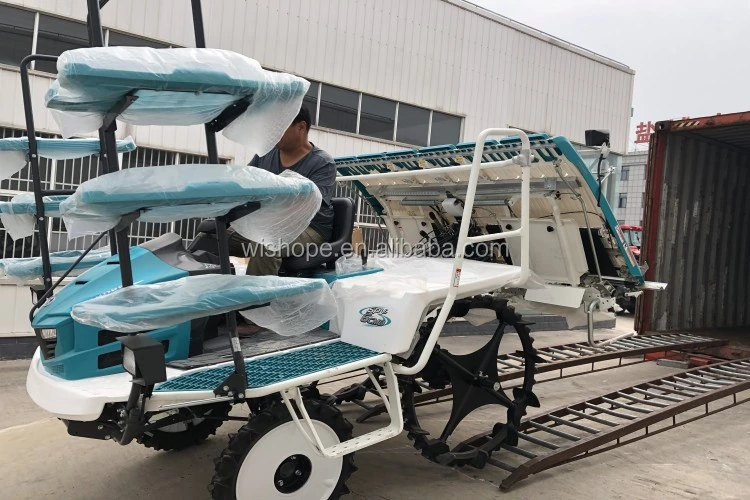 Wubota Riding Rice Transplanter Machine Kubota معدات زراعية مماثلة