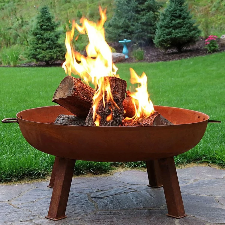 Courtyard Metal Corten Steel Heating Decoration Fire Pit