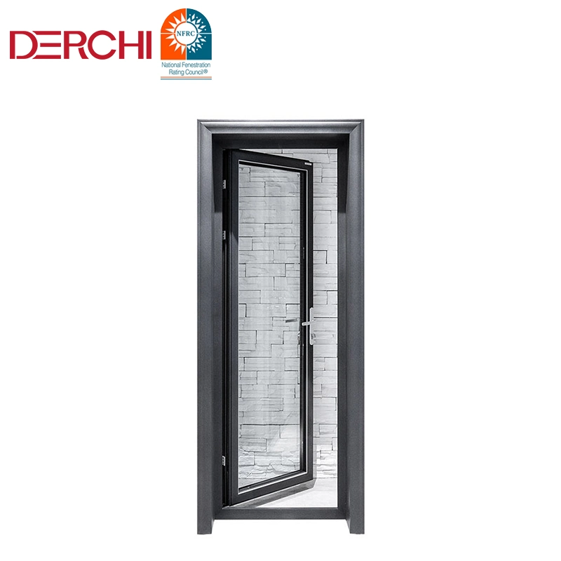 Fancy Waterproof Single Casement Door Aluminium Swing Room Door Color Can Be Customized Commercial Swing Door