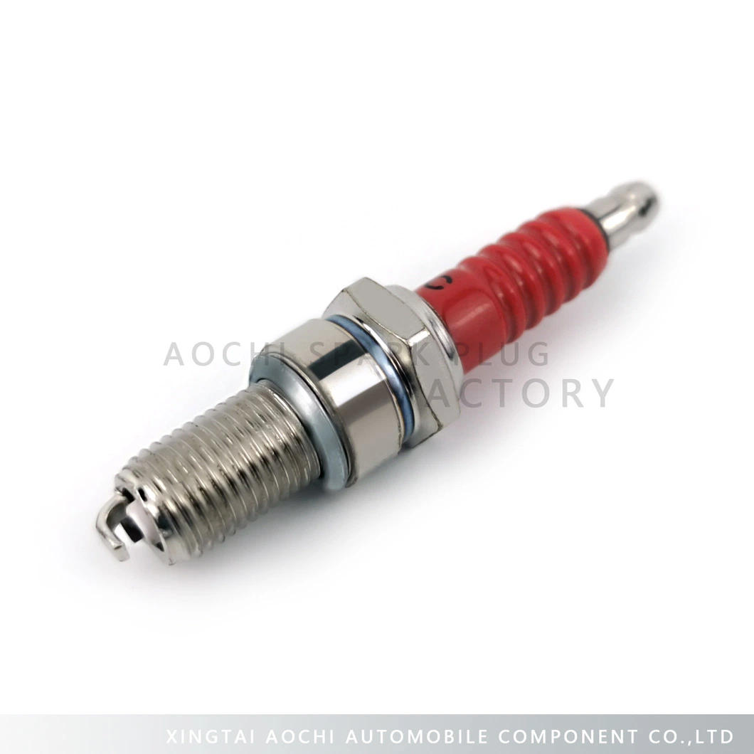 Red Bright Nickel Motorcycle Spare Parts Spare Plug (D8TC)