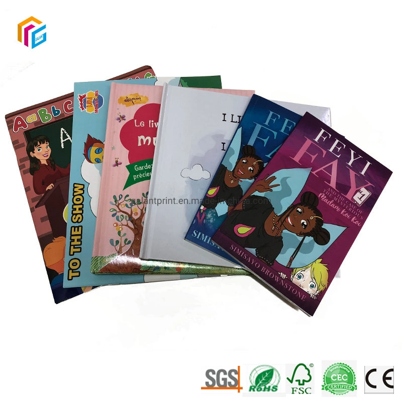Paperback Children Books Printing Service Custom Student Reading Workbook School Exercise Writing Text Book
