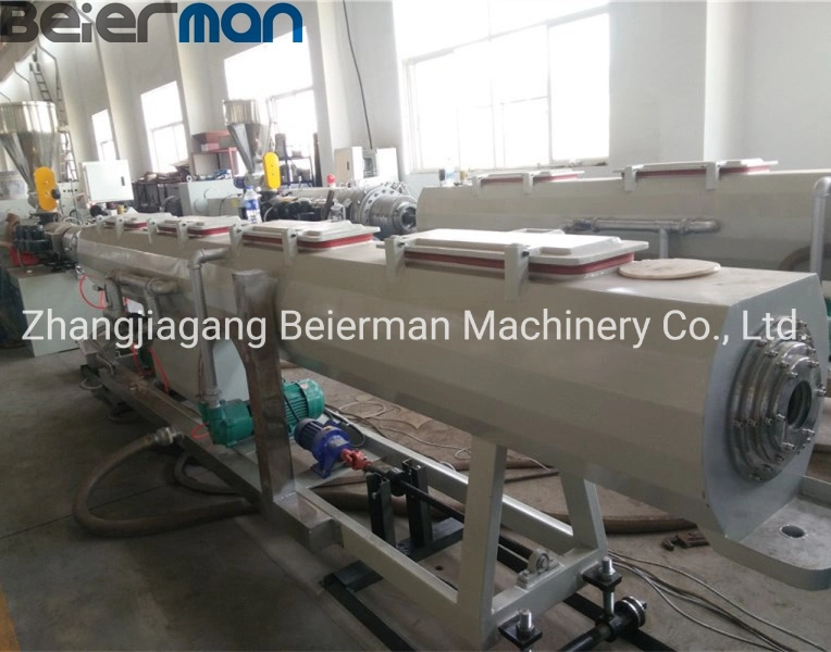 Beierman 25mm-100mm UPVC PVC Plastic Water Pipe Double Screw Extrusion Production Line with Powder Mixing Unit