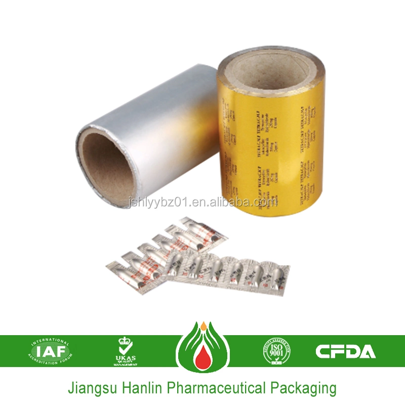 Aluminum/Poly Ethylene Film for Packaging Medicinespe Aluminum Foil Film Sachet Packaging Roll Easy Tear