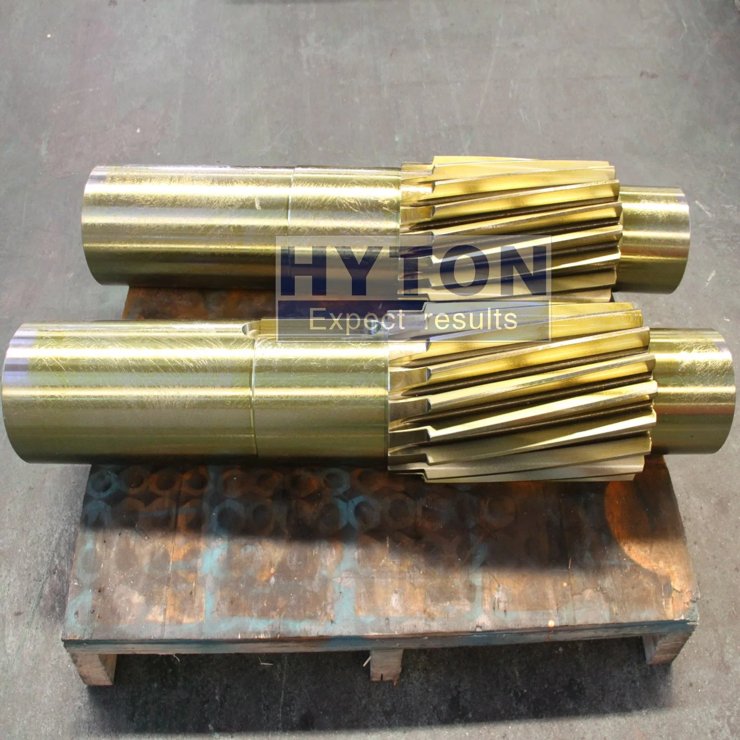 Gear Shaft Stainless Steel Castings Bite Precision High Efficiency Drive Equipment Low Noise Made in Hyton