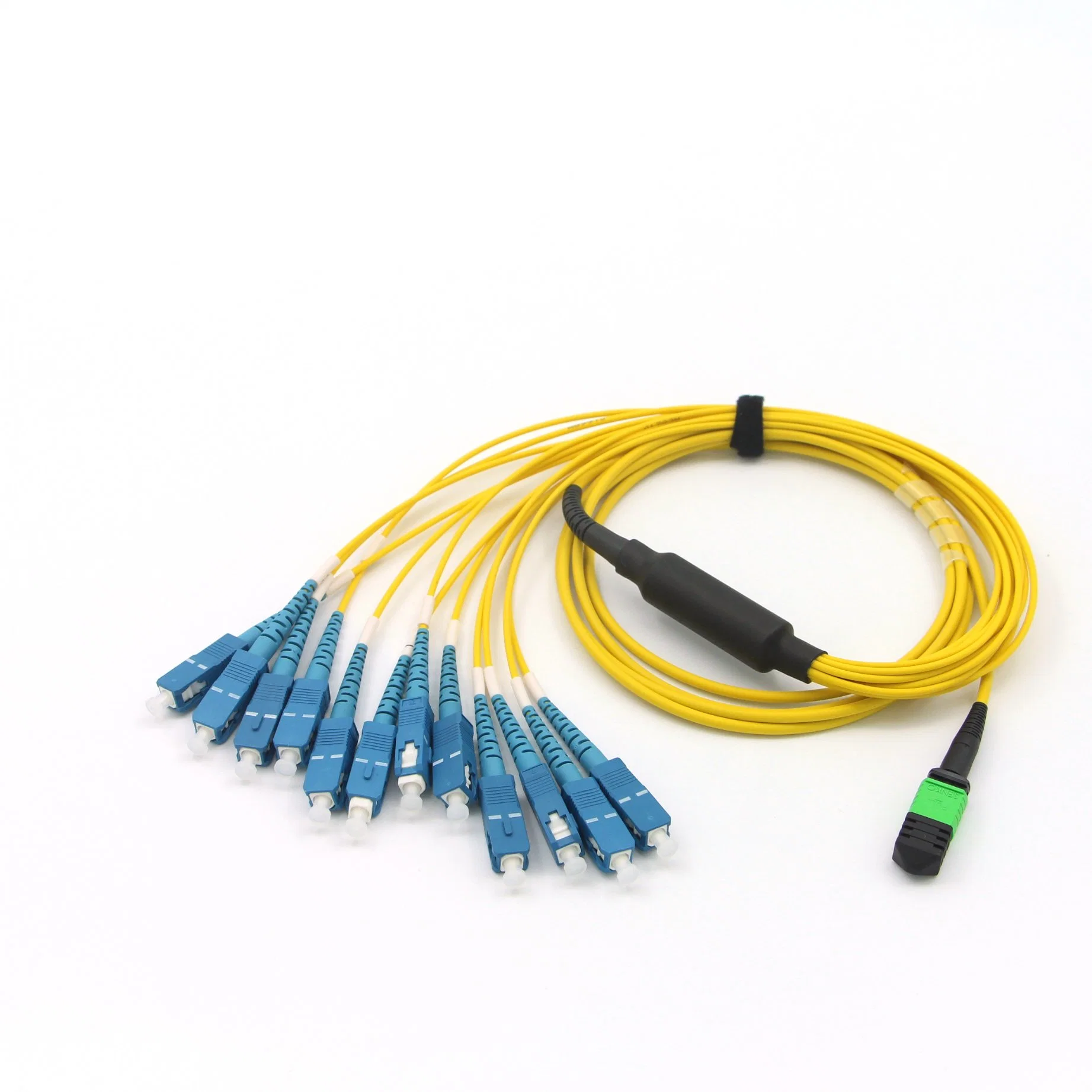 MPO (F) - Sc OS2 12 Core Fibre Optics Fanouts Assemblies for FTTH Data Center Communication