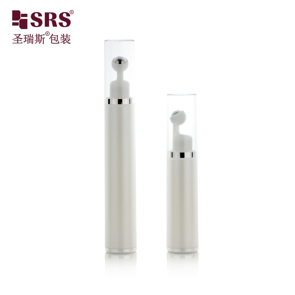 Round Shape 10ml 15ml Acrylic Airless Cosmetic Ball Bottle