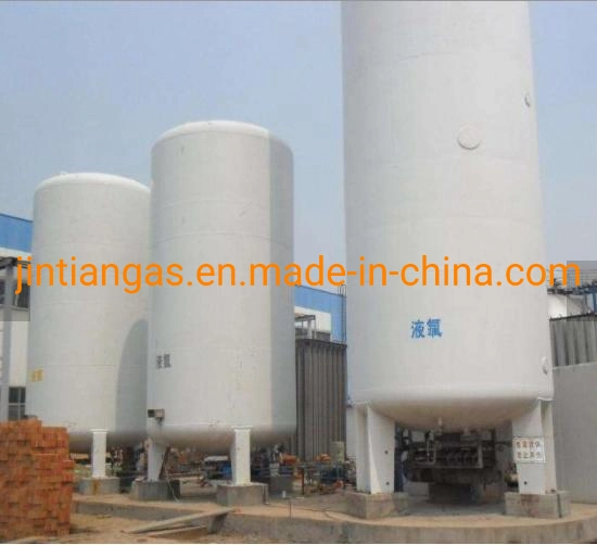 50m3 Vertical or Horizontal Stainless Steel Cryogenic Liquid Gas Tank for LNG