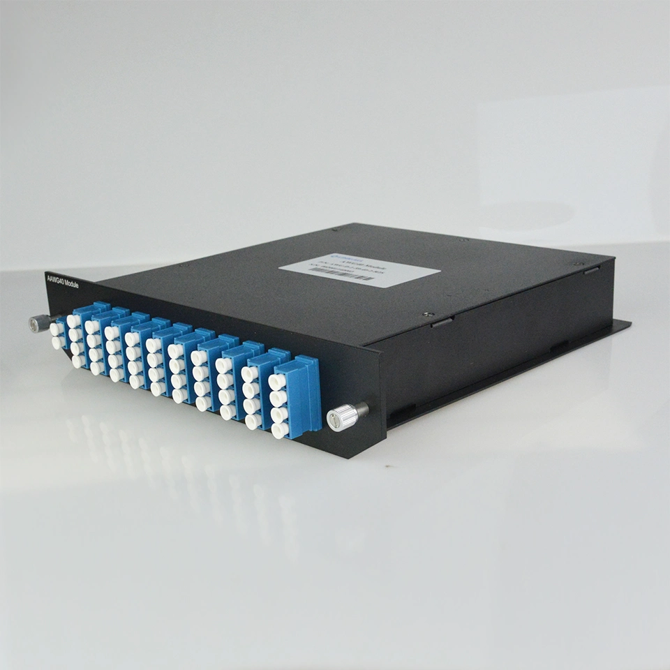 100g Single Fiber, Dual Fiber DWDM 8, 16, 32, 40 Channel DWDM AWG