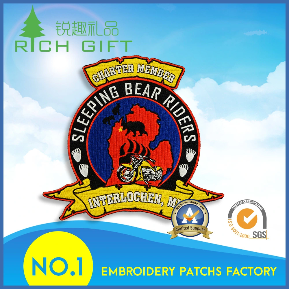 No Minimum Order Promotional Embroidery Patch Badges for Police