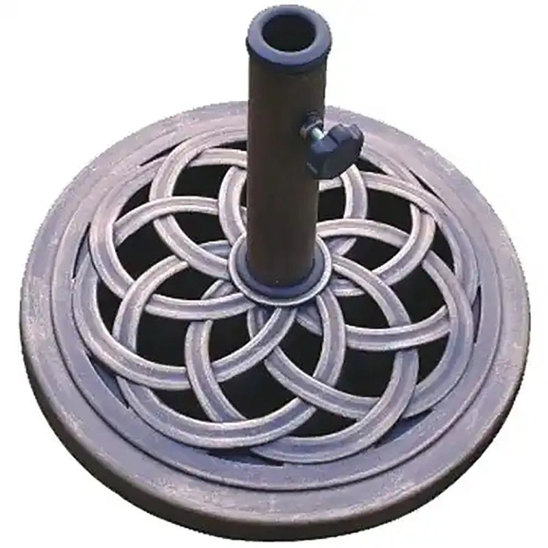 Heavy Duty Round Outdoor Garden Fillable Umbrella Stand Holder Patio Tianhua Yihe Outdoor Furniture Umbrella Base Stand