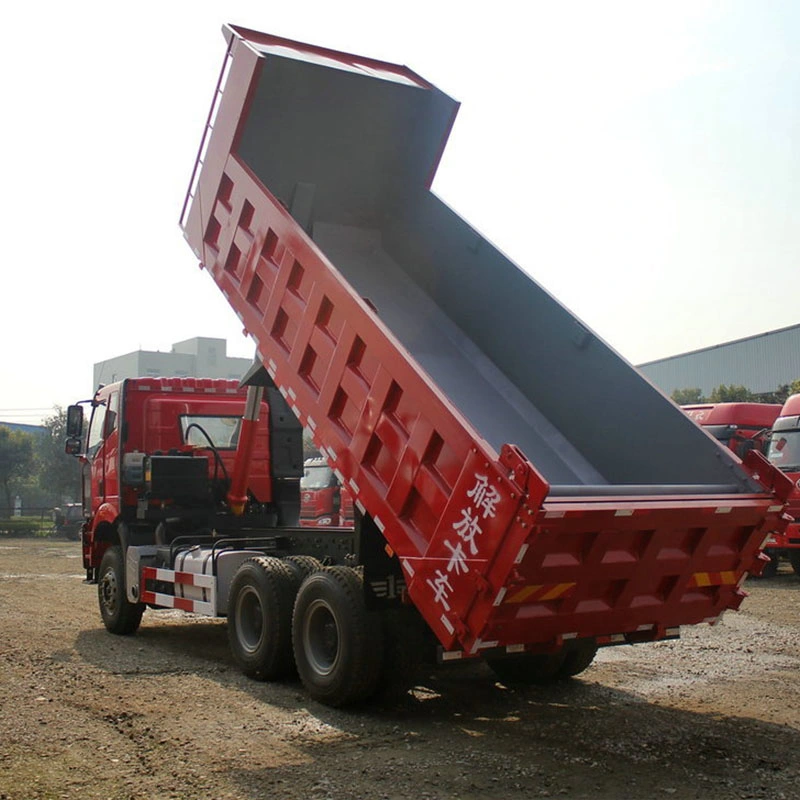 Exportés à de nombreux pays de la cabine avec climatisation utilisé FAW Chariot camion à benne basculante 6X4 380HP Euro4 pour la vente