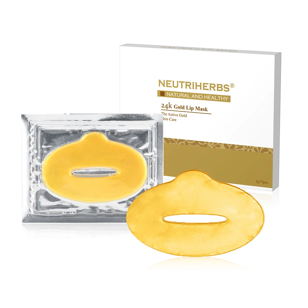 Best Selling Collagen 24K Gold Private Label Anti Aging Sleeping Lip Mask