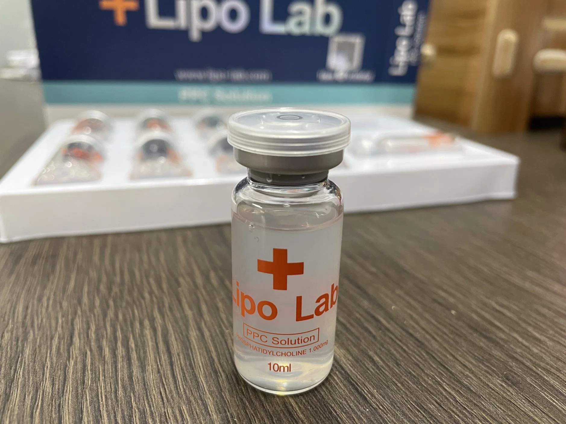 الجملة كوريا 10زجاجات/صندوق سائل Lipo Lab محلول PPC Meso V يتلاشى الدهون في خط الحقن المضلعات في الأديدية