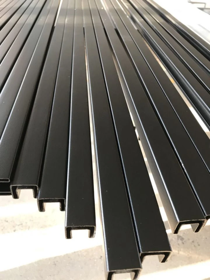 Square Top Capping Rail System for Glass Balustrade