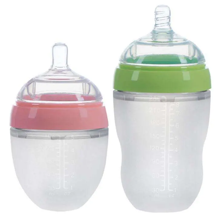 Hot Sell Customized Professional Free New Silicone Baby Feeding Bottle