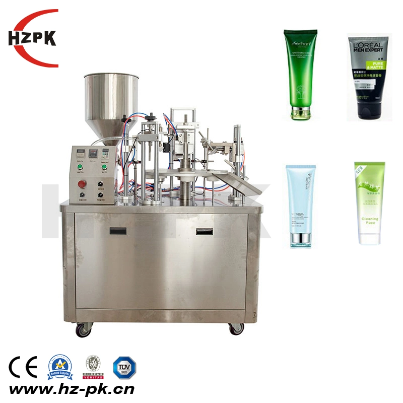 Hzpk Face Cream Tube Ultrasonic Filling and Sealing Machine